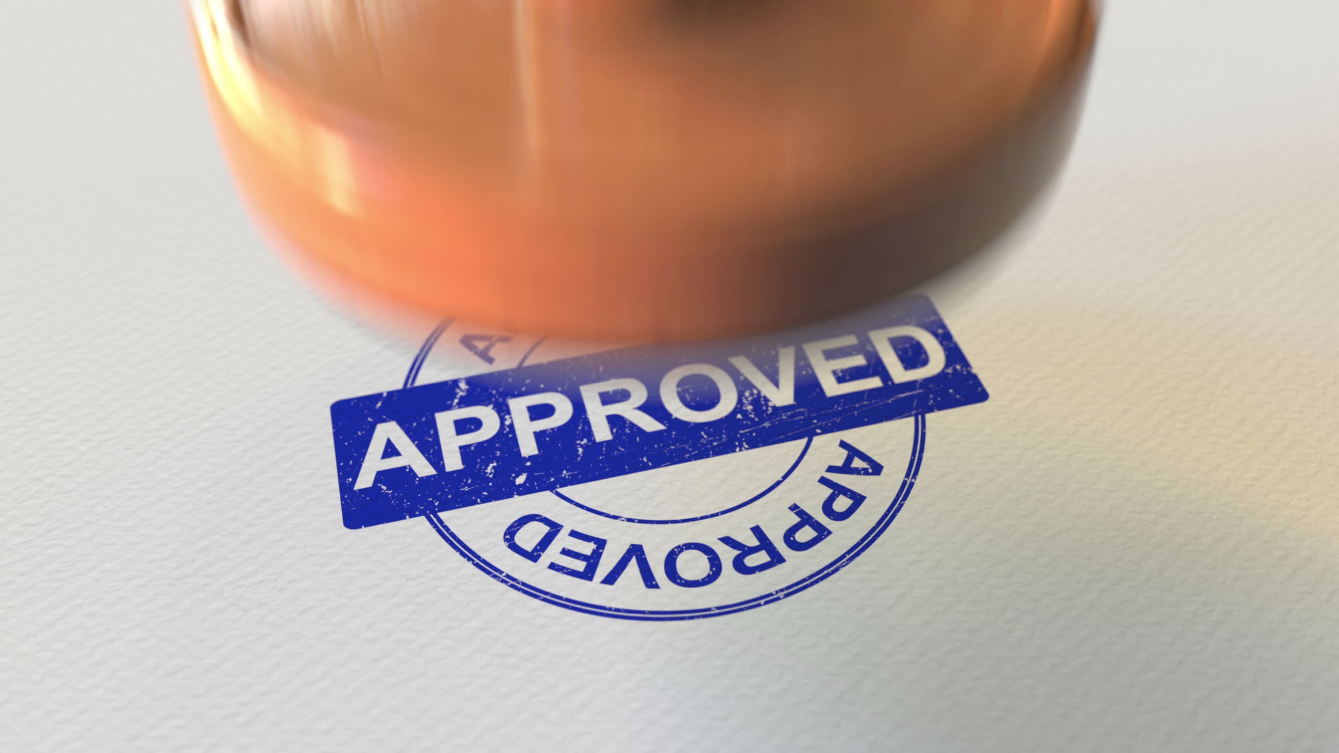 Approved Wooden Stamp