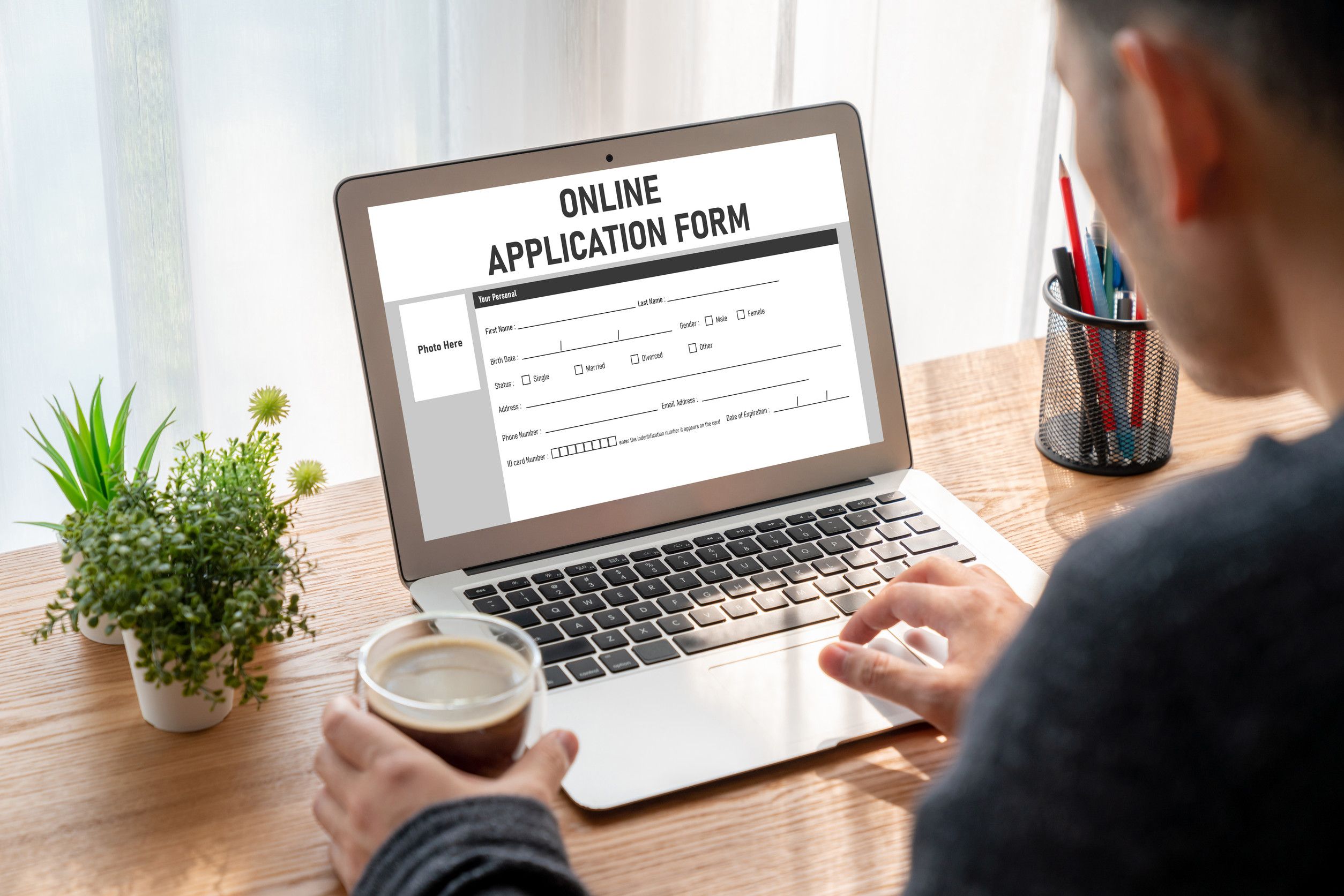 Online Application Form For Modish Registration On The Internet Website